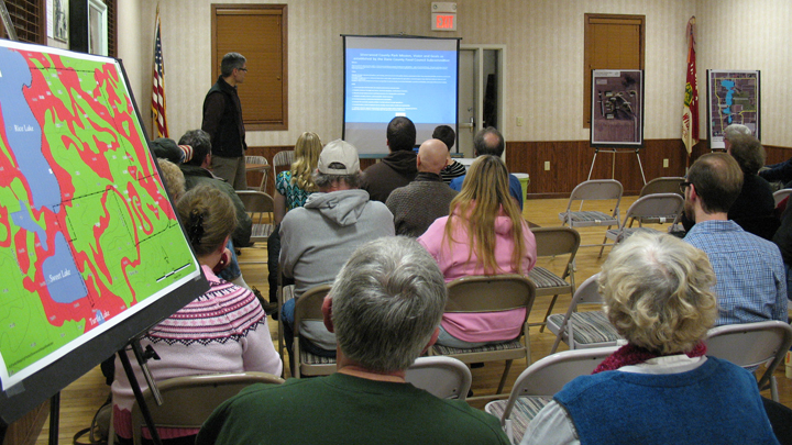 This is a picture of a Dane County Parks planning meeting for Silverwood Park in January 2014.