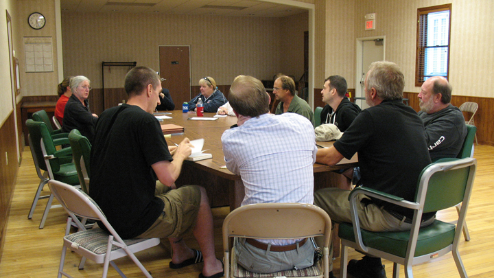 This is a picture of an October 2013 FoSP Board meeting.