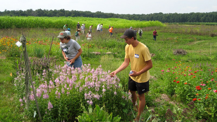 This is a picture of workshop participants at Silverwood Park.