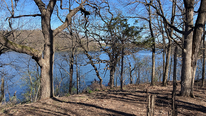 woods 2nd overlook after burn 4-25-21