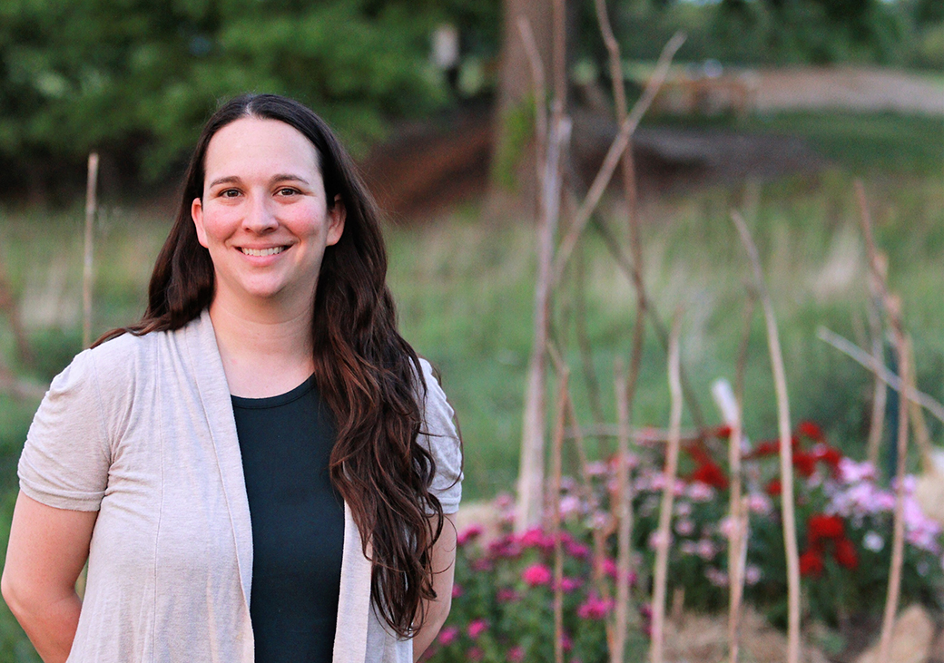This is a picture of Silverwood Park Volunteer Coordinator Sarah Barlow